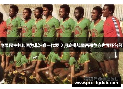 刚果民主共和国为非洲唯一代表 3 月底挑战墨西哥争夺世界杯名额